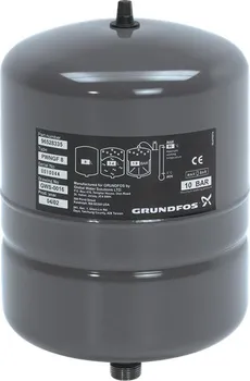 Příslušenství k čerpadlu GRUNDFOS SQE 96528335 tlaková nádoba 8 l