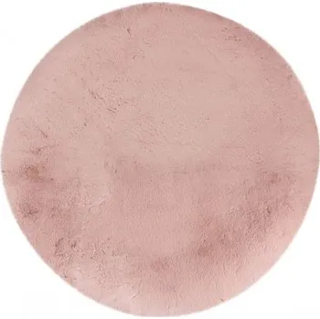 Koberec Kusový koberec Heaven 800 powder pink kruh Kruh 120 cm průměr
