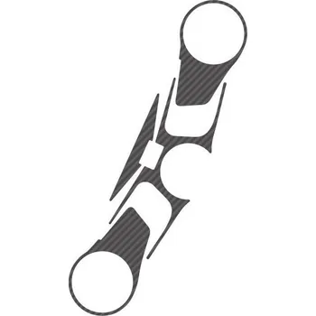 Ochranné nálepky na "brýle" PUIG X-TREME 5543C karbonový vzhled