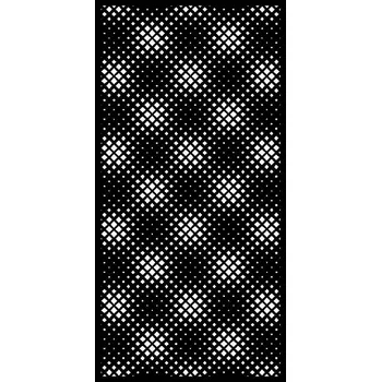 Plech Designová kovová výplň, laserem vypálený vzor 9009, rozměr 1000x2000x2,0mm, bez povrchové úpravy