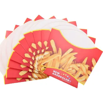 Party dekorace Wiky párty kapsa na hranolky 12,5x10,5x4,8 cm 10ks