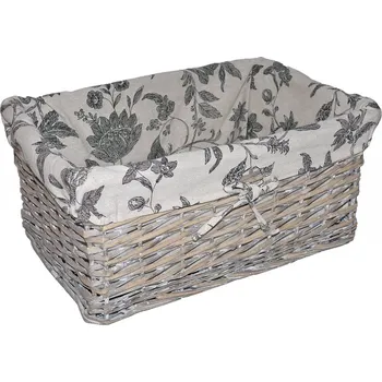 Úložný box Proutěný úložný koš šedý 35x23 cm