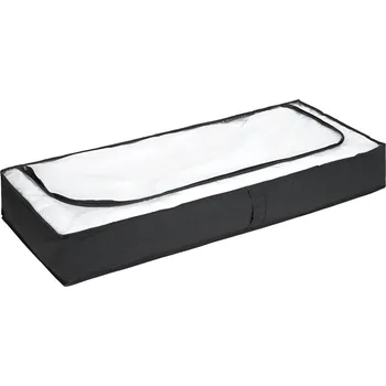 Koš na prádlo Černý obal na oblečení DEEP BLACK, 105 x 45 x 15 cm, WENKO