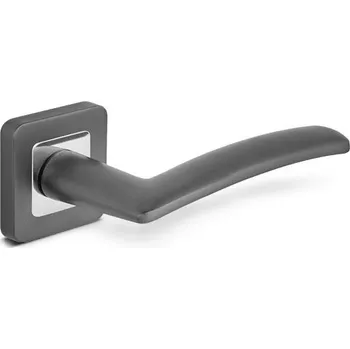 Dveřní kování Klika Linea - grafit/chrom (komplet 2ks)