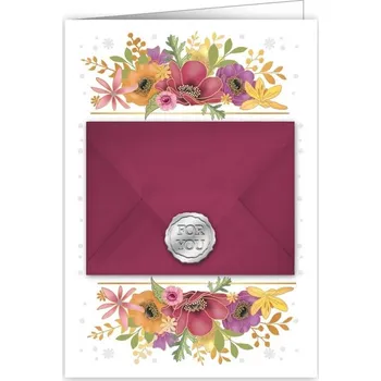 Luxusní přání 8373 QUIRE PUBLISHING - kapsa na peníze 8373