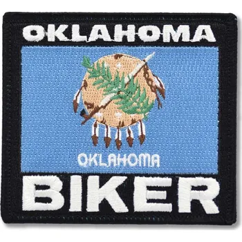 Nášivka Moto nášivka Oklahoma Biker 9cm x 8cm