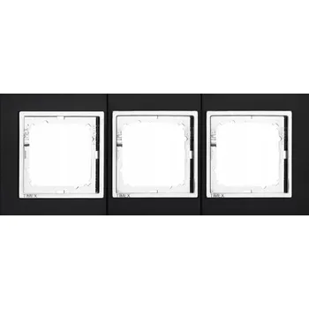 Stavebniny Timex Rámeček trojnásobný MAGIC černá + chrom