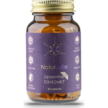 NaturLabs Liposomální D3 + K2 Lite 60 cps.