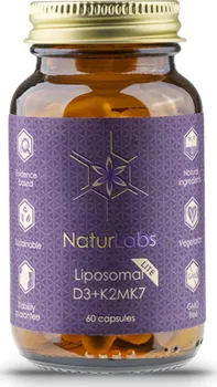 NaturLabs Liposomální D3 + K2 Lite 60 cps.