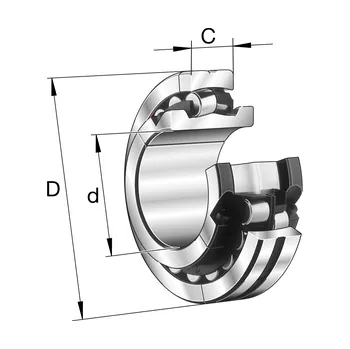 222SM70-TVPA FAG Soudečkové ložisko