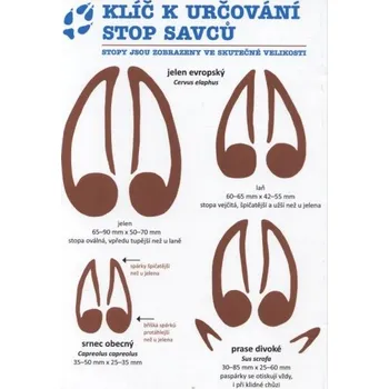 Leporelo Klíč k určování stop - Petr Laštůvka (2017)