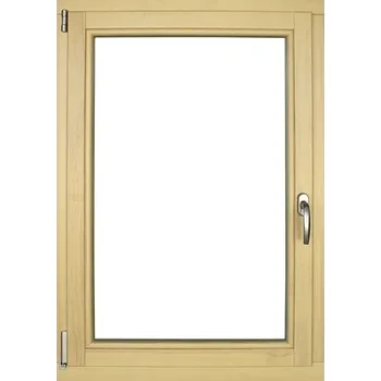 Okno Dřevěné okno lakované borovice 75 x 120 cm levé trojsklo