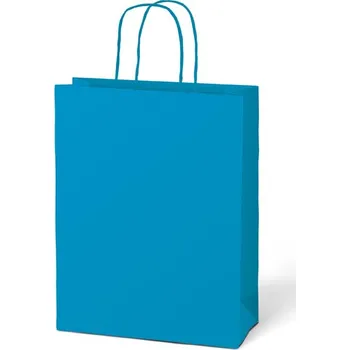Dárková taška MFP taška dárková T 5 kraft 260x320x100 modrá 5251225