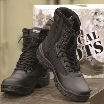 Pánská obuv Boty TACTICAL II, se zipem, ČERNÉ 39