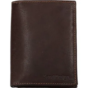 Peněženka Pánská kožená peněženka SendiDesign 5602 (P) VT - hnědá