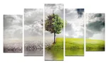 ASIR Led obraz 110 x 60 cm Strom u vody
