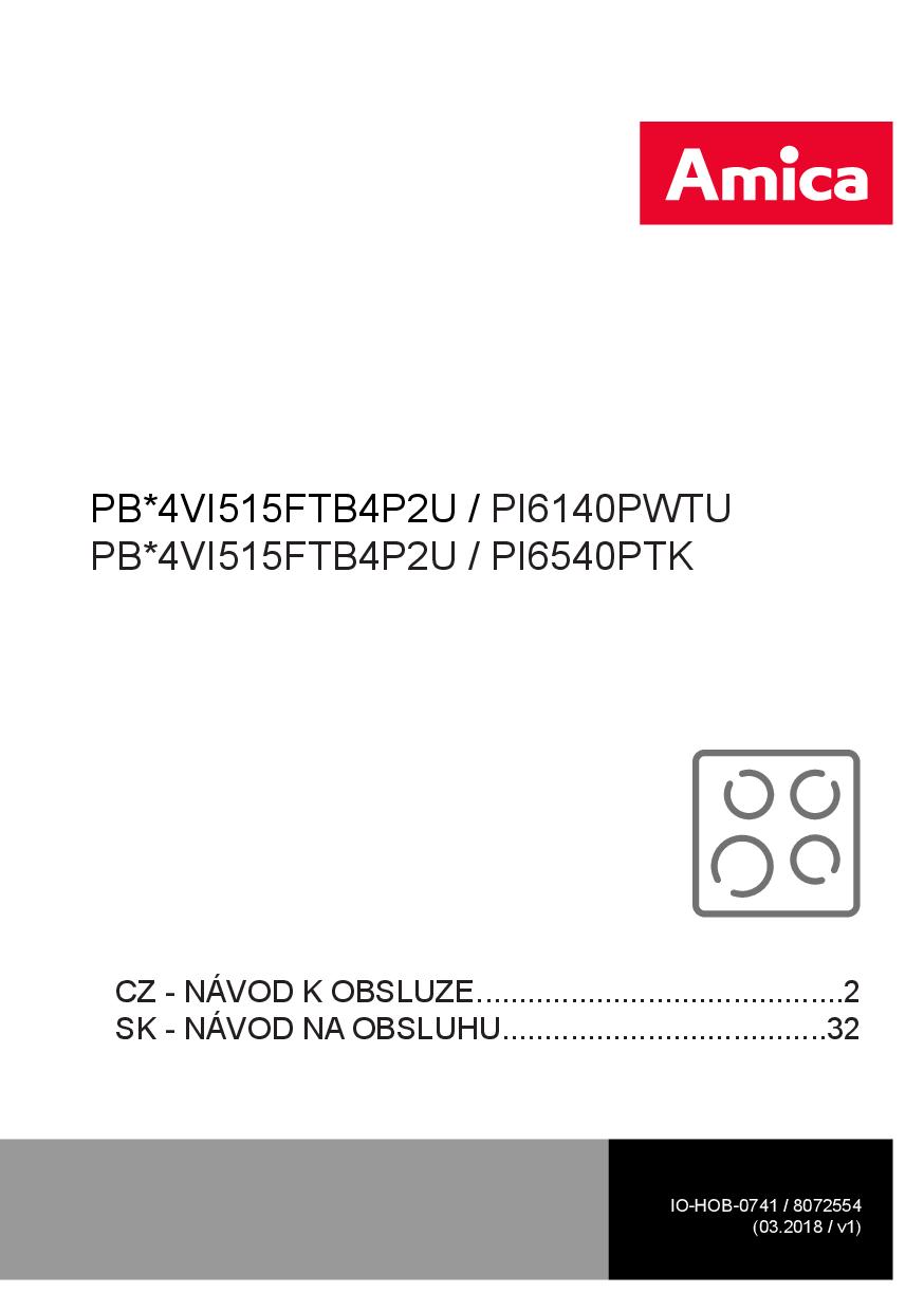 Návod k obsluze Amica DI 6403 MB - Zbozi.cz