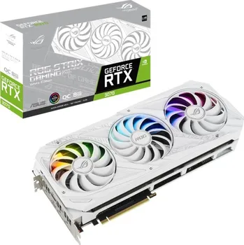 Grafická karta ASUS ROG Strix GeForce RTX 3070 O8G White V2 (90YV0FR9-M0NA00)