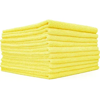 Set 10 kusů mikrovláknových utěrek Stěrek Žlutých (41 x 41 cm)