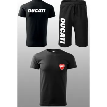 Tepláková souprava s krátkým rukávem Ducati Kraťasy velikost: 2XL, Triko velikost: L