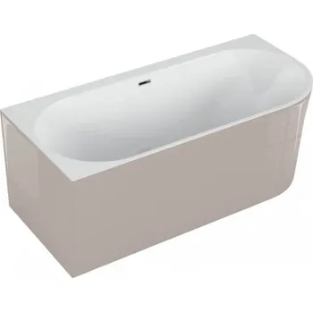 Vana Polimat Sola 160x75 volně stojící akrylátová vana, popel Délka vany: 160cm, Orientace: Pravá