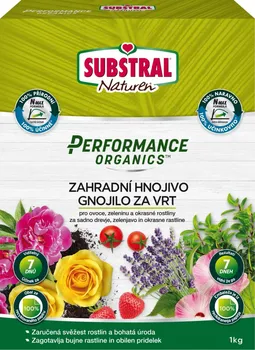 Hnojivo Substral Performance Organics granulované zahradní hnojivo 1 kg