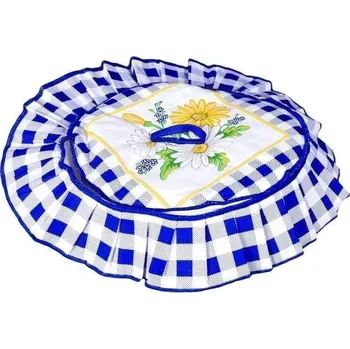 chlebník Forbyt Košík na pečivo Gerbera modrý