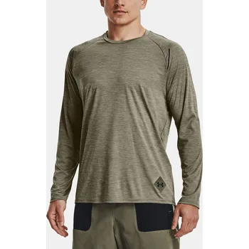 Pánské tričko Pánské tričko Under Armour UA Terrain Longsleeve-GRN - zelené Velikost: M