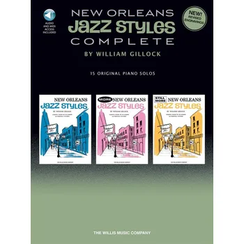 New Orleans Jazz Styles - Complete - All 15 Original Piano Solos Included - znm skladby na klavr 996077