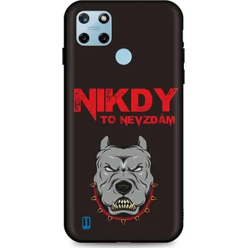 Pouzdro na mobilní telefon Kryt Realme C25Y silikon Nikdy to nevzdám (obal neboli pouzdro na Realme C25Y)
