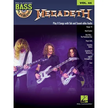 Megadeth - Bass Play-Along Volume 44 999701
