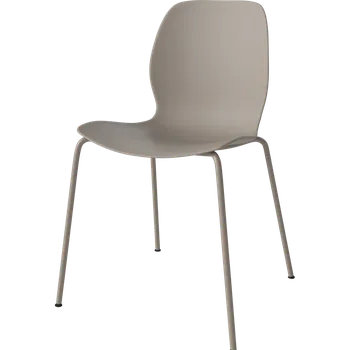 Jídelní židle Seed, Provedení Mocca skořepina, chromované nohy