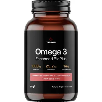 Trime Omega 3 Enhanced BioPlus 1000 mg 90 cps. Přírodní produkt Trime Omega 3 Enhanced BioPlus 1000 mg 90 cps.