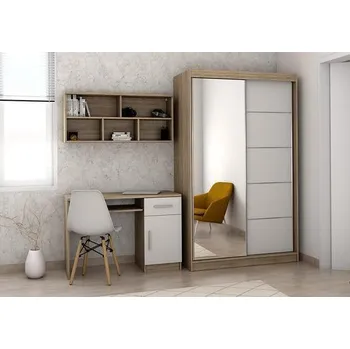 Šatní skříň Studentský pokoj Omega/TOBI SB 05, 120 skříň v sonome +08+09