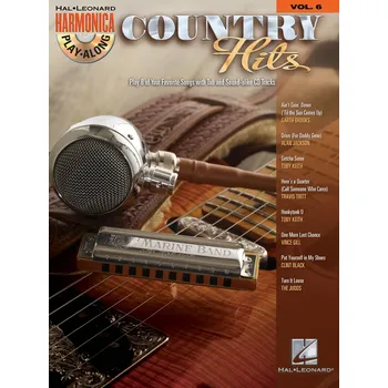 Country Hits - Harmonica Play-Along Volume 6 - noty na foukac harmoniku 974019