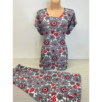 Dámský kostýmek damské kostýmky, Barva Šedá, Velikost XXL 48, Materiál 96% Viskoza 4% Lycra