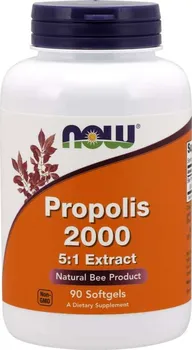 Přírodní produkt Now Foods Propolis 2000 5:1 Extract 90 cps.