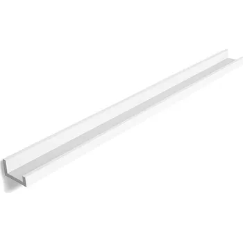 police SONGMICS Police - bílá - 110x10x5/2 cm