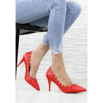 Dámské lodičky Comer Červené lodičky AH-14R Velikost: 37