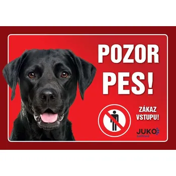JUKO petfood Pozor pes! Zákaz vstupu!