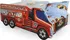 Dětská postel Halmar Fire Truck 148 x 74 cm červená