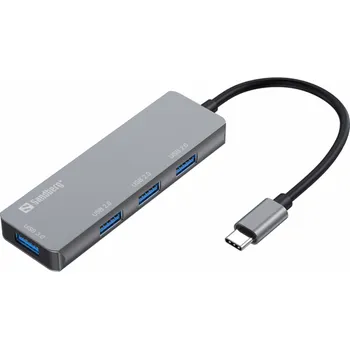 USB hub Sandberg 336-32 USB-C Hub 1xUSB3.0+3x2.0 Saver