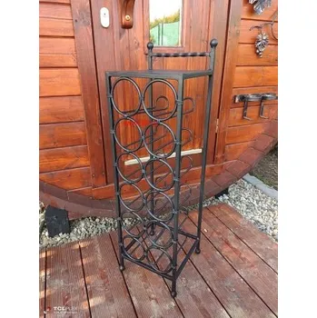 Chlazení Kovaný stojan na víno Stolička 6