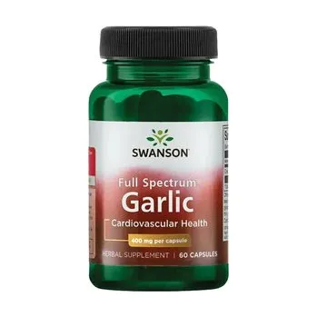 Swanson Full Spectrum Garlic Doplněk stravy s česnekem 60 ks, kapsle, 400 mg