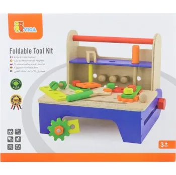 Dřevěná hračka Lamps dřevěná šroubovací sada s nářadím