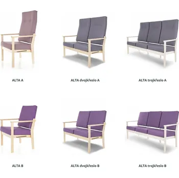 Křeslo Křeslo pro seniory a pečovatelství ALTA český výrobek