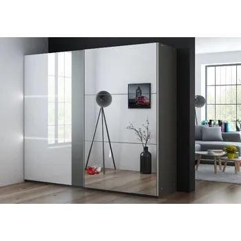 Šatní skříň Skříň Tunis 250 lesk