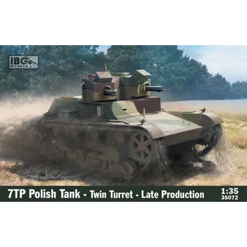 Plastikový model IBG 1/35 7TP Polish Tank - Twin Turret (late)