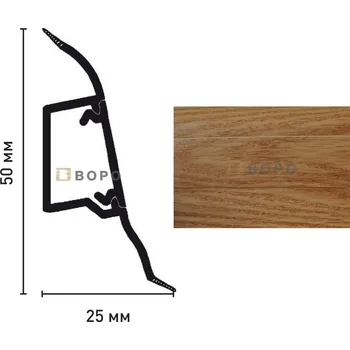 Podlahová lišta Soklová lišta Döllken SLK50 W274 dub roma (2,5 bm)
