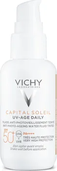 Přípravek na opalování Vichy Capital Soleil UV-Age Tónovaný fluid SPF50+ 40 ml